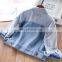 2020 Spring Girls' Jacket Denim Hole Clothes Coats Childrenswear Wholesale