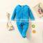 Newborn Baby Overalls Fall Winter clothes Baby boys girls Zipper rompers long Sleeve clothing candy color infant Costumes