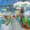 Amusement 1000 SQM Kids Indoor Play Center Children Soft Indoor Playground Equipment with Volcano, large Slide, Soft Plays