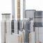 Cylindrical Industrial Filter Cartridge PTFE Membrane Wide Pleat Spacing