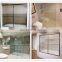 Tempered Shower Glass Folding Glass Shower Door Simple & Elegant Design Easily Installed