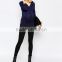 New trendy wholesale long sleeve wrap maternity blouse and top for pregnant women