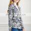 Tribal Print Linen 3/4-sleeved Blazer Fashion Jacket