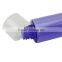 Blue small size taning lotin plastic bottle
