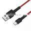 Fast Charging+Data Transfer Micro Type C 8pin 3 in 1 USB Cable, Data Charger Cord for Mobile Phones