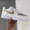 Nike Air Force 1 Low Shoes in Black Yellow For Women and Mens