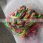 colorful good quality polyester silk thread necklace for jewelry