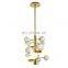 Art Supplies Nordic Lamp Ceiling Light Titanium Gold Globe Bubble Chandelier