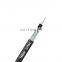 FTTH Small size uni-tube 6 core G652D all dielectric round drop cable with glass yarn