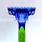 2 blades face razor Popular hot selling disposable shaver high quality twin bades handle shaver