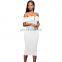 2021 Sexy Women Elegant, Pencil Off Shoulder Party Bodycon Midi Pencil Women Dress/