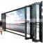 Aluminum folding doors double glass bi fold doors with certification