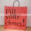 Customized Logo Printed Standard Size Shopping Paper Gift hand clothes hard shoes Bag