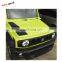 Hood  304 S/S Black  plate for Suzuki Jimny 2019+ JB74