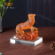 SAINT-VIEW Crystal Liuli Office Gift Livingroom Animal Custom Decoration Tiger Statuary