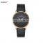 LONGBO 7355 Unisex Watch For Man Womens Leather Strap Analog Quartz Calendar Day Fashionable Wrist Watch