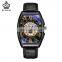 MG.ORKINA MG091 Fashion Watches For Mans Analog Automatic Mechanical 2019 Latest Leather Strap Men Watch Clock
