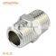 hose pipe brass screw pneumatic compression nipple pipe fittings bsp male threaded