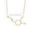 925 Sterling Silver Chemical Structure Molecule DNA Necklaces