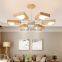 Nordic Pendant Lamp Rotatable Wood Lampshade LED Indoor Home Wooden Hanging Lamp