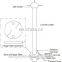 Whole Sale Lightning Arrester ESE Lightning Rod Air Terminal Lightning Protection Rod