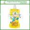 cute cartoon design collapsible water bottle with carabiner