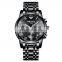 NIBOSI Mens Watch Chronograph Quartz Wristwatch Casual Fashion Waterproof Clock Relogio Masculino