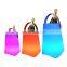 Waterproof Plastic LED wireless Speaker cooler cordless Portable plastic lantern cube music speaker with led lighting