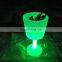 Cheap waterproof plastic large RGB LED glowing illuminated wine bucket/ice bucket/wine coolers