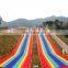 rainbow slide amusement park slide rainbow