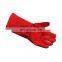 Industrial Cow split leather long Safety working welding gloves for welder