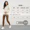 Long Sleeve Hoodie T Shirts Women's Sportswear With Thumb Holes OEM Yoga Fitness Sports Plain Tops