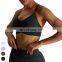 Wholesale Sports Bra Breathable Adjustable High Elastic Cross Back Bras Running Fitness Yoga Top Seamless Sports Bra For Women