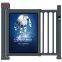 Electric telescopic door Stainless steel aluminum alloy sliding door Suspension door Linear door School construction site unit Factory gate