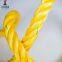 3/4/8/12 Strand Fishing Equipment Marine Plastic Cotton Polyester PP Nylon Thimble Mooring Polypropylene Price Macrame Ship Winch Polyethylene Tiger Rope