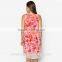 Women casual fashion comfortable dress design with digital printing D316