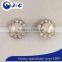 real nature white pearl earring,pearl eardrop,pearl ear stud,pearl ear nail