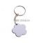 Manufacture Price New heat transfer MDF key chain ring Sublimation blank