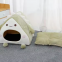 Meow Love New Cute Style Enclosed Removable and Washable Cat House Pet Bed