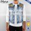 2016 OEM Fashionable Mens Blue Camo Denim Vest