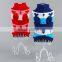 knitted heart logo ribbed turtleneck pet dog sweater