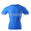 (OEM/ODM Factory)2016 new arrival short sleeve quick dry men compression wear quick dry cycling tops for men