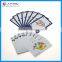 100% Plastic Customized Advertising Playing Cards Bridge Size