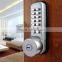 OSPON Push button mechanical keyless locks for glass door stain chrome -OS35A