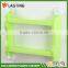 2 Layers Plastic Bathroom Shelf Kitchen Storage Shelf With Super Suction for bathroom shelf