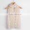 Fashionable Polka Dot Embroideried Nylon and Lace Combined Muslim Arab Scarf