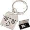 Most Competitive Krisite Metal House Shaped Keychain