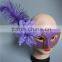 Ostrich Feather Mask For Party Mask