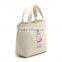 2015 onling shopping white canvas folding shopping bag lightweight high quality tote bag