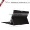 Eco-friendly pu leather flip case for microsoft surface pro 4 with pen holder